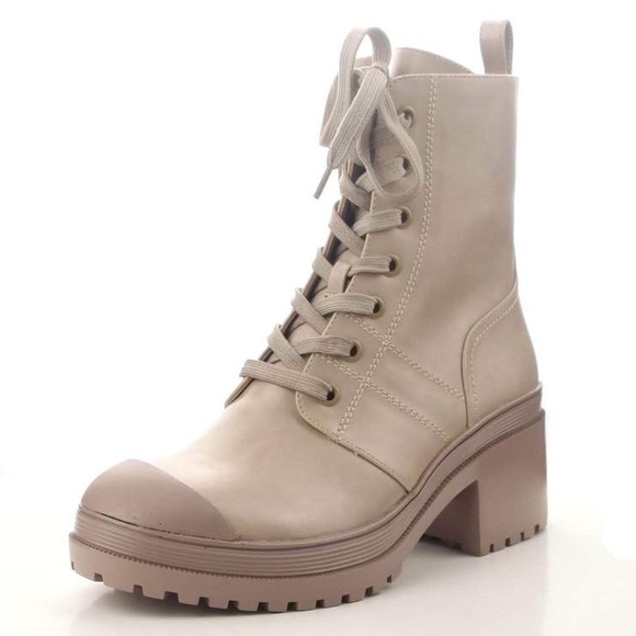 Nude lug sole boot - Picture 4 of 6